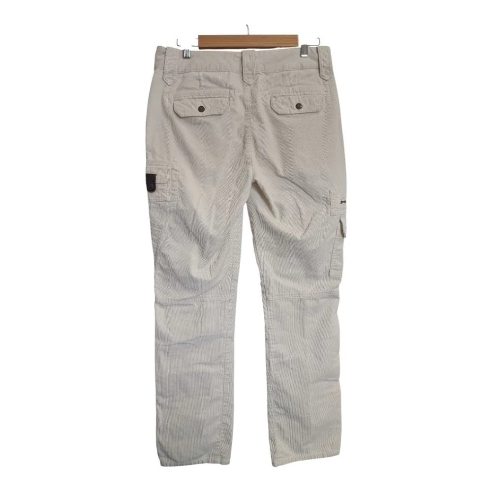 Lauren Ralph Lauren Corduroy Cargo Pants Beige Cream Utility